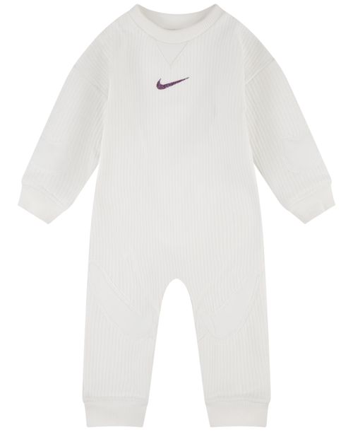 Baby Boys Ready, Set Long Sleeves Coverall - Sail