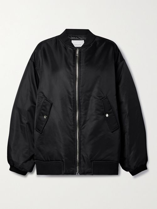 Astra Shell Bomber Jacket - Black