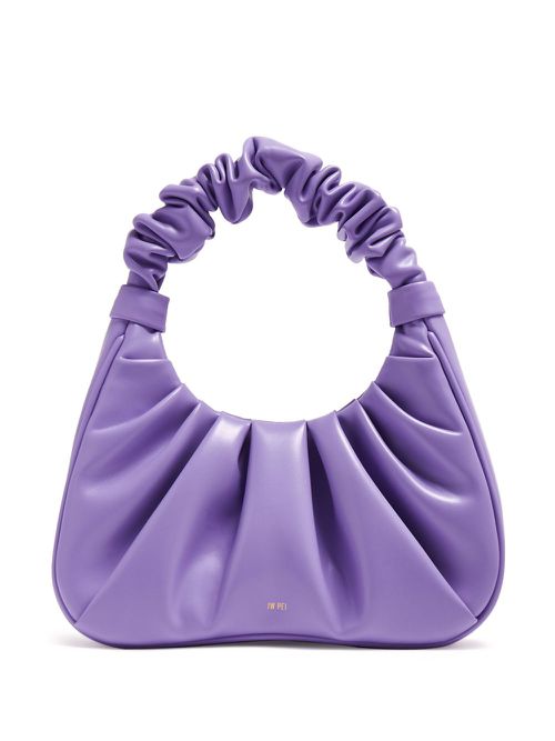 JW Pei Gabbi ruched shoulder bag - Purple