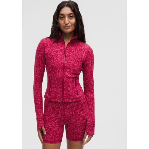 Lululemon – Women's Define Cropped Jacket Nulu – Color Red/Pink – Size 18