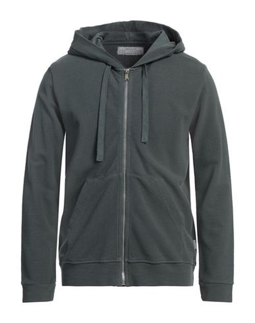 Man Sweatshirt Military green Size 3XL Cotton