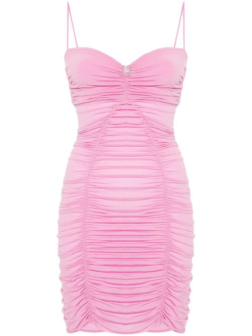 Elena ruched minidress - Pink