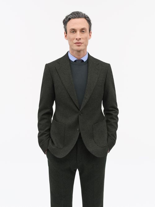 Tiger of Sweden Easer PP Slim-Fit Blazer, Midnight Green, Größe 48 für Männer