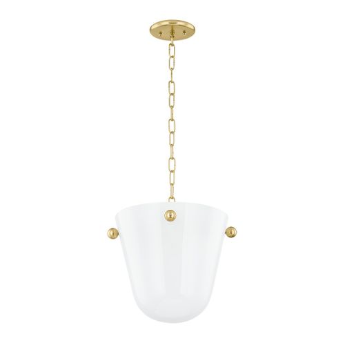 Aged Brass Pendant from the Rima Collection