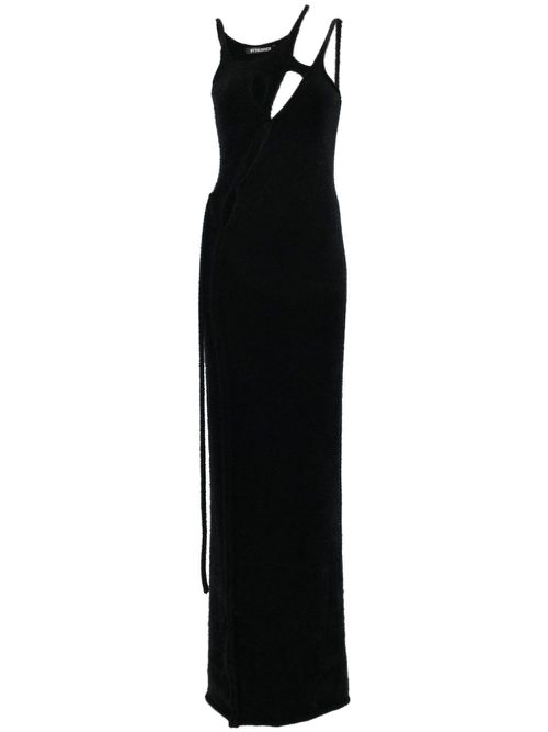 Knitted maxi dress - Black