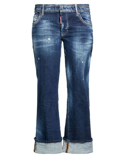 Woman Jeans Blue Size 0 Cotton, Elastane