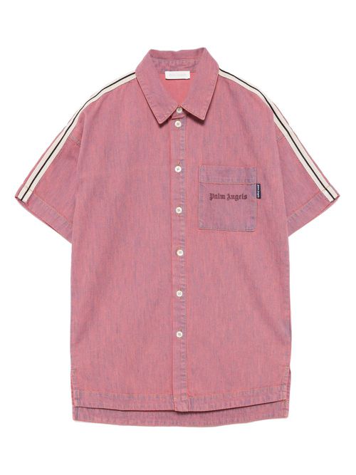 Palm Angels Kids logo-print dress - Pink