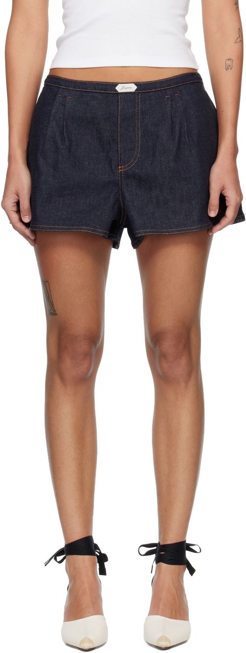 Navy 'The Amelo de-Nîmes denim' Shorts