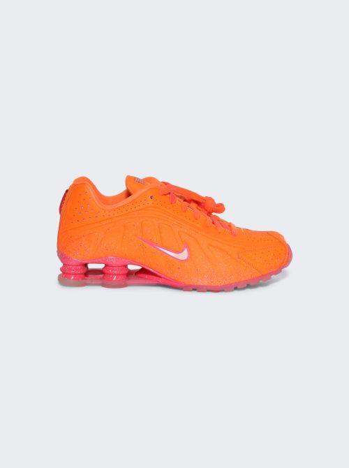 Shox R4 Ab Sneakers Total Orange And Citron Tint-hyper Pink