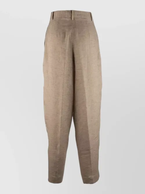 Fabiana Filippi - trousers tailored belt loops pleated design pocket