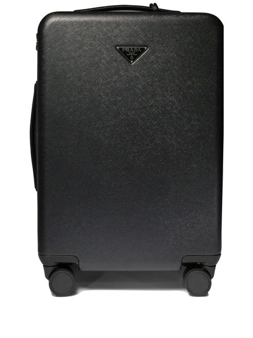 Triangle-logo suitcase - Black