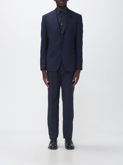 Suit Men color Blue