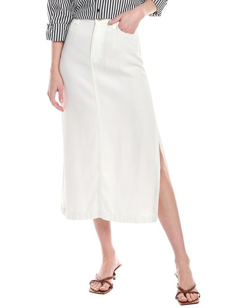 7 For All Mankind Midi Denim Skirt