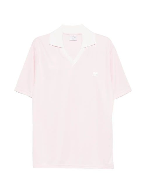V-Neck Oversized Sports Polo