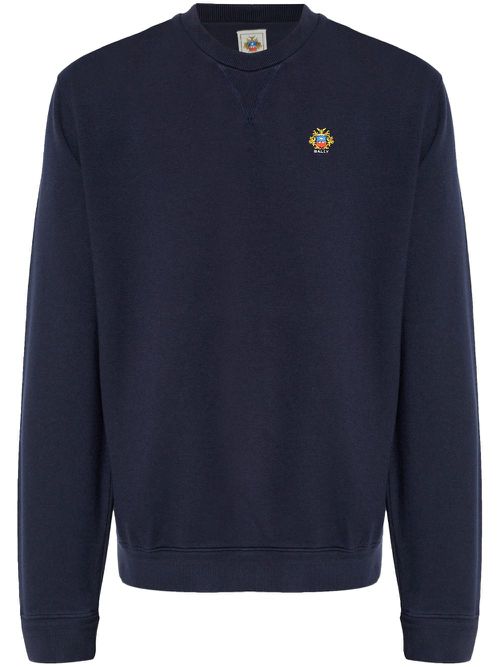 Logo-embroidered sweatshirt - Blue