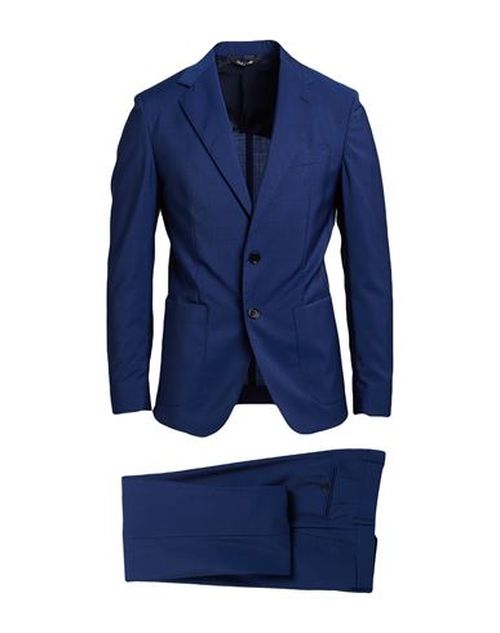 Man Suit Blue Size 36 Virgin Wool