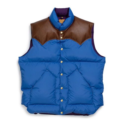 For Clutch Cafe Down Vest Blue
