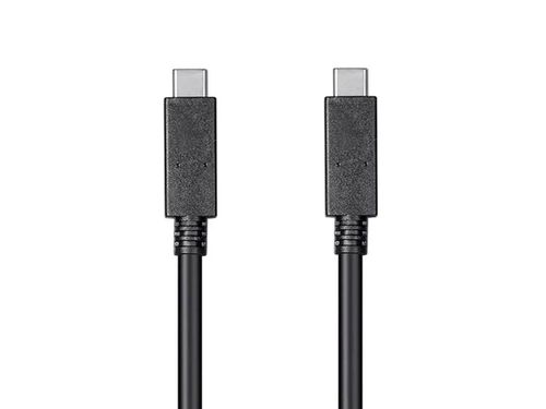 Essentials USB-C to USB-C 3.1 Gen 1 Cable - 5Gbps  3A  30AWG  Black  2m (6.6ÃÂ ft)