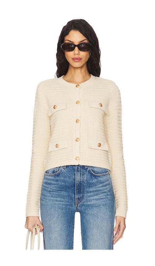BLANKNYC Slow Start Cardigan in Cream Combo. M also in