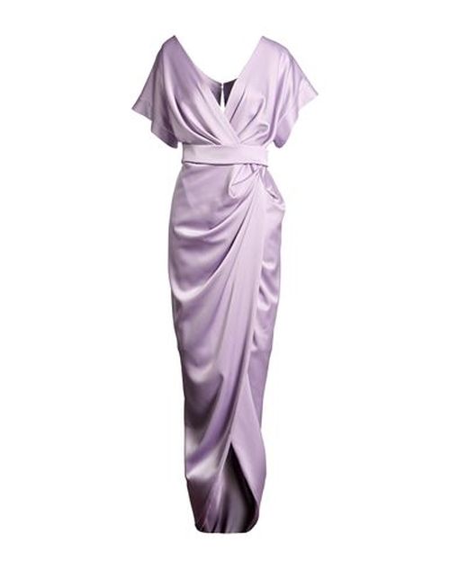 Woman Maxi dress Lilac Size 6 Polyester, Elastane