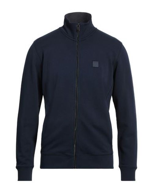 Man Sweatshirt Midnight blue Size S Cotton