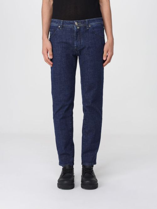Jeans Men color Navy