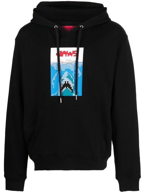 Sharkbite pullover hoodie - Black