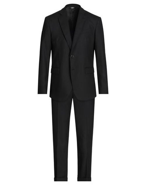Man Suit Black Size 38 Virgin Wool