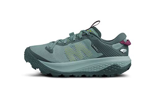 Karhu Women's Ikoni Trail Running Shoe, Mirage Gray/Deep Lagoon, 8.5 Medium