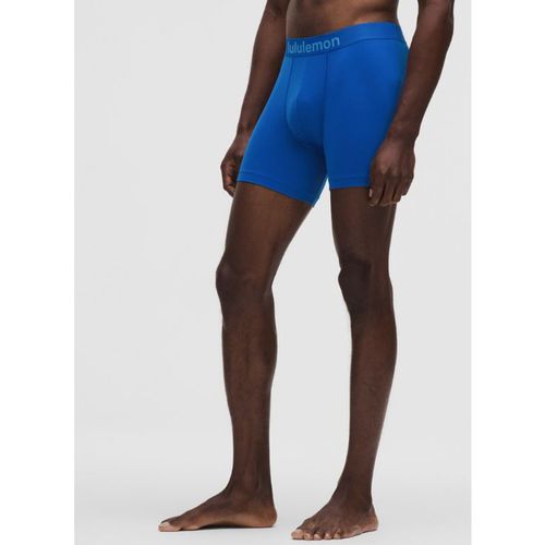 Lululemon – Men's Soft Stretch Active Boxers Briefs – 5" – Color Blue – Mediu