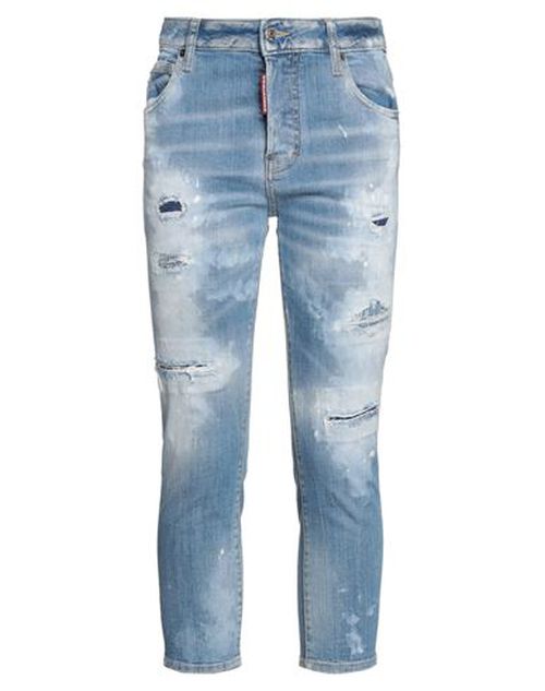 Woman Denim cropped Blue