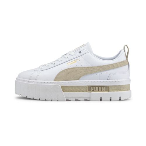 PUMA Mayze Leather Women's Sneakers in White