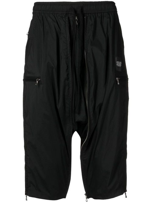 Drop-crotch shorts - Black