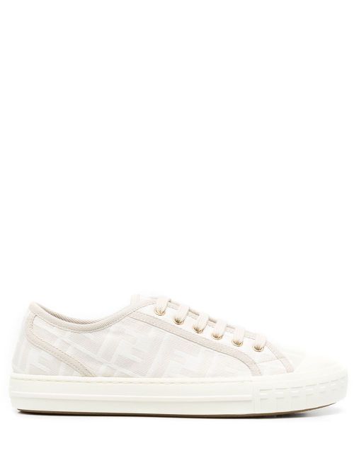 Domino FF-motif sneakers - Neutrals