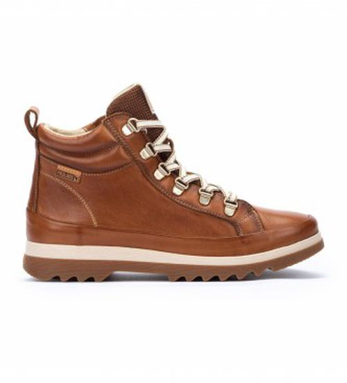 Pikolinos for woman. W3W-8564 Brown Vigo Leather Ankle Boots (36), 1 to 3 cm, Zip, Casual, Outdoor