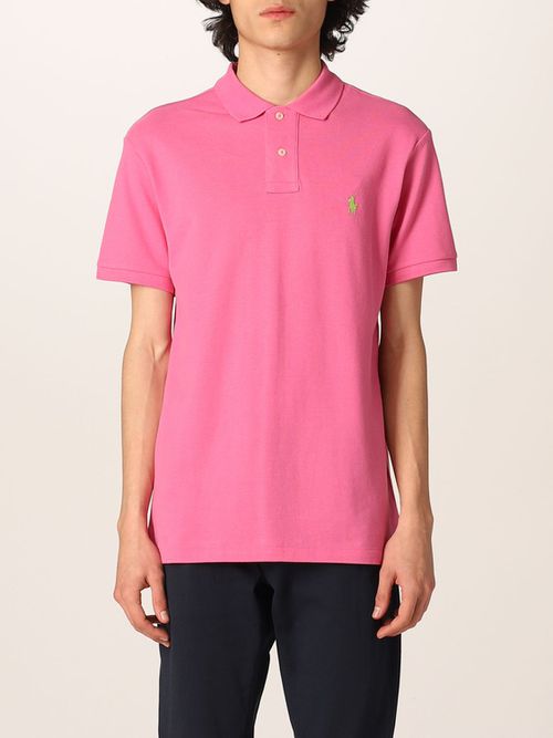 Cotton polo shirt with logo