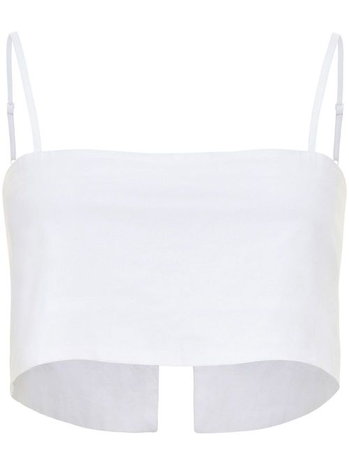 Walton crop top - White