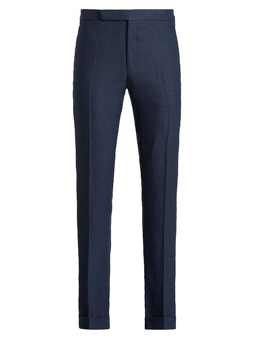 Men's Gregory Linen Trousers - Classic Chairman Navy