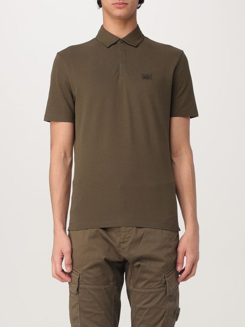 Polo Shirt Men color Green