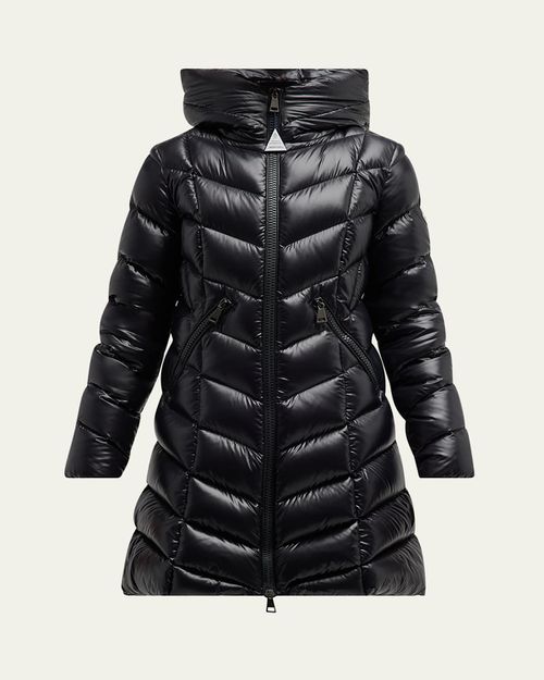 Marus Long Chevron-Quilted Jacket