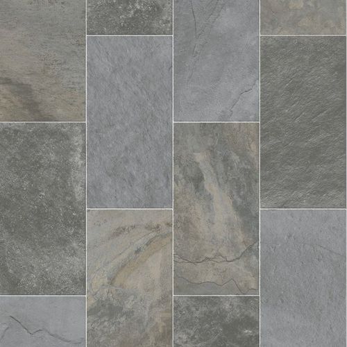 Grey Marble Effect 2.3mm Vinyl Flooring Sheet-7mX3m