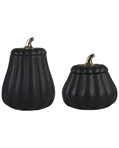 Pumpkin Patch Graduated Gourd Canister Set