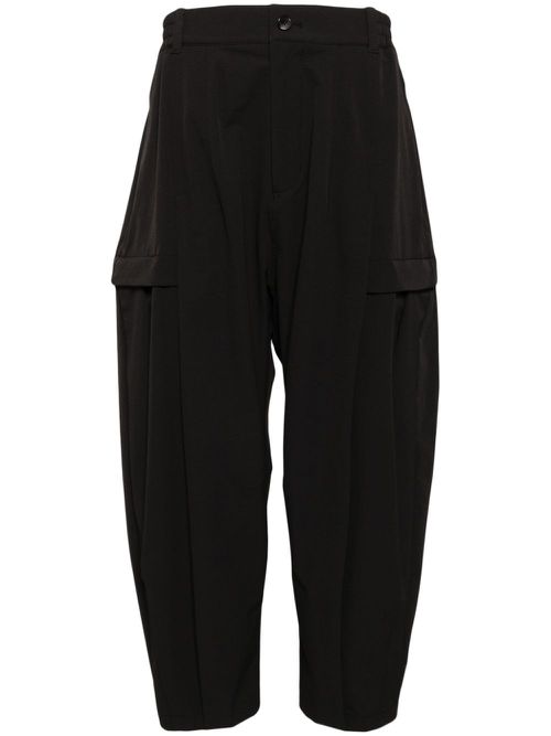 Straight-leg carpenter trousers - Black