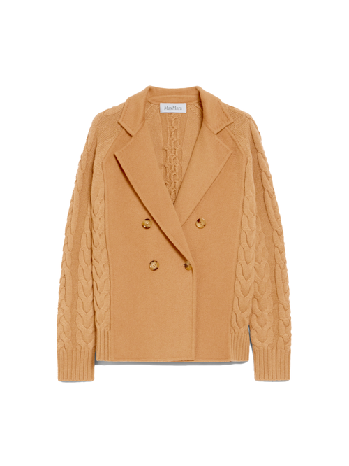 Light Brown Micio Wool Pea Coat