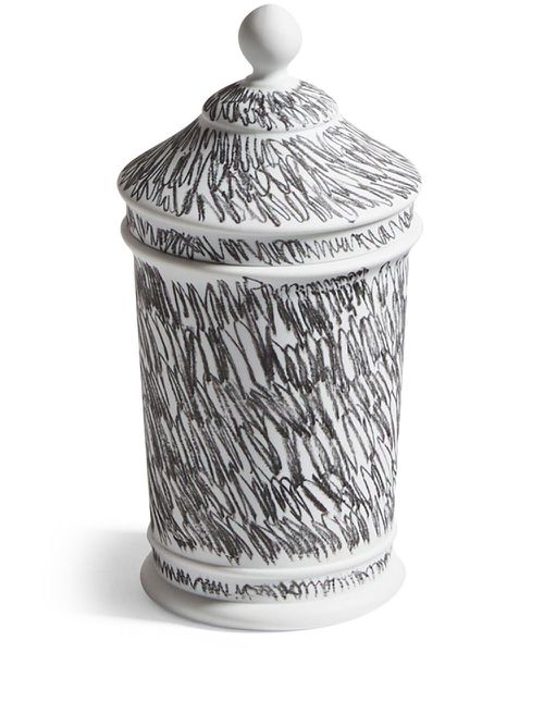 Post Scriptum porcelain container - Black