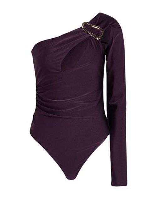 Woman Bodysuit Purple Size 2 Polyamide, Elastane
