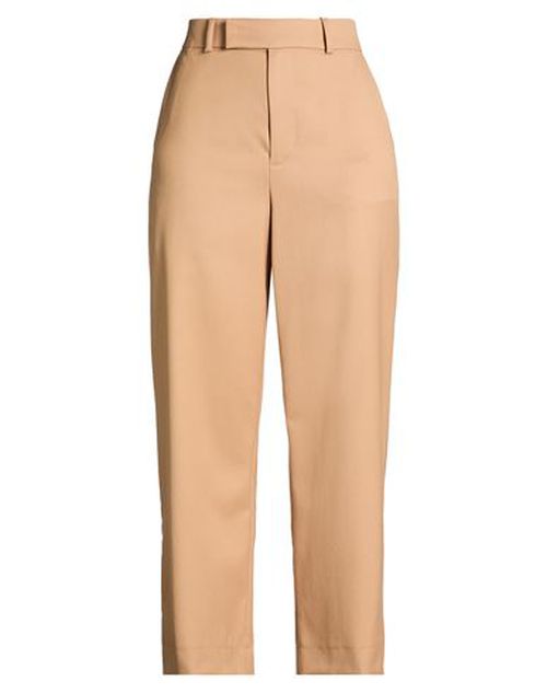 Woman Pants Camel Size 10 Wool, Polyester