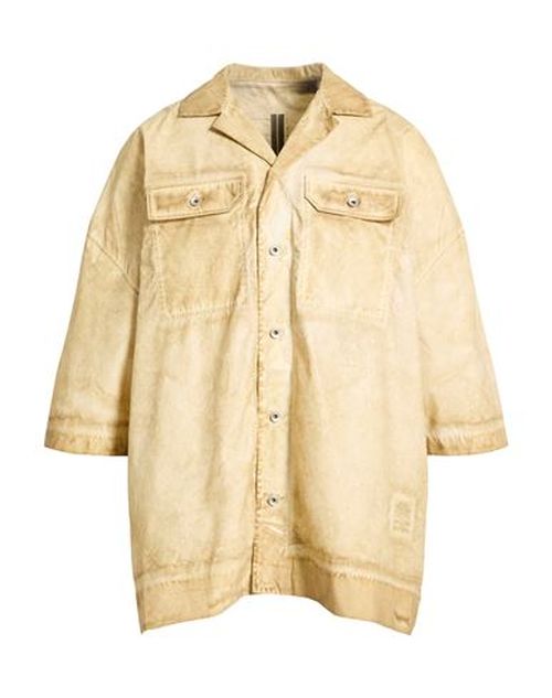 Man Shirt Camel Size M Cotton