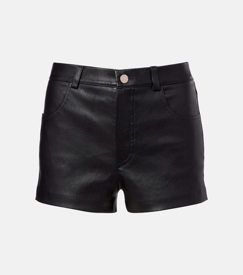 Roxie leather shorts