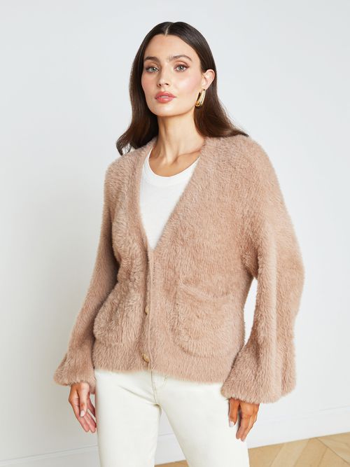 Harriet Cardigan In Macaroon
